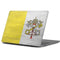 Vatican City Flag Distressed Apple MacBook Pro 13-inch Skin