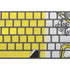 Vatican City Flag Distressed Magic Keyboard with Numeric Keypad Skin
