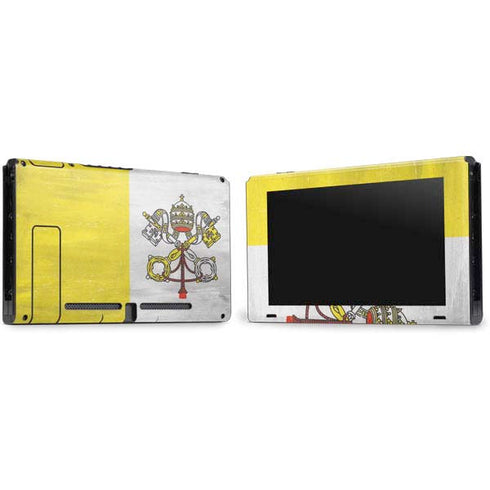 Vatican City Flag Distressed Nintendo Switch Bundle Skin