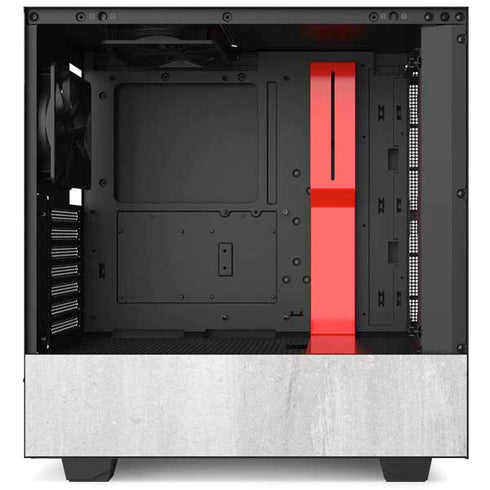 Vatican City Flag Distressed NZXT H510 Compact ATX Mid-Tower Case Skin