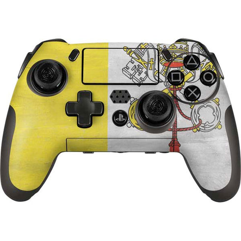 Vatican City Flag Distressed PlayStation Scuf Vantage 2 Controller Skin