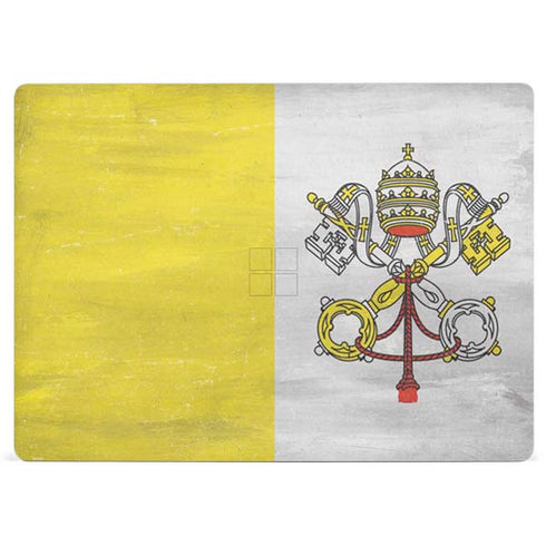 Vatican City Flag Distressed Surface Laptop 2 Skin