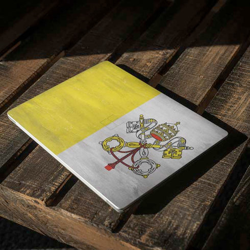 Vatican City Flag Distressed Surface Laptop 2 Skin