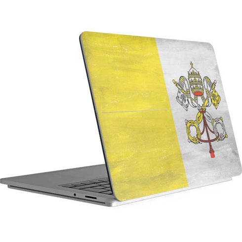 Vatican City Flag Distressed Surface Laptop Studio Skin