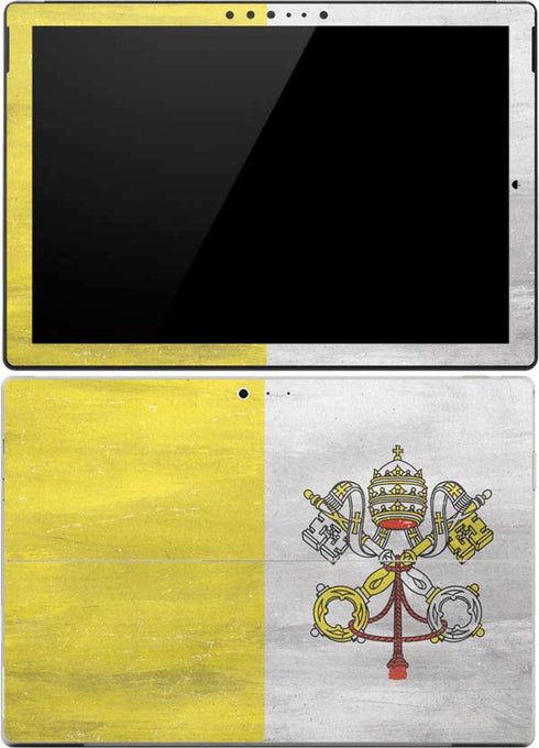 Vatican City Flag Distressed Surface Pro 4 Skin