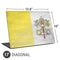 Vatican City Flag Distressed Universal Laptop 17in (13.8 x 10in) Skin