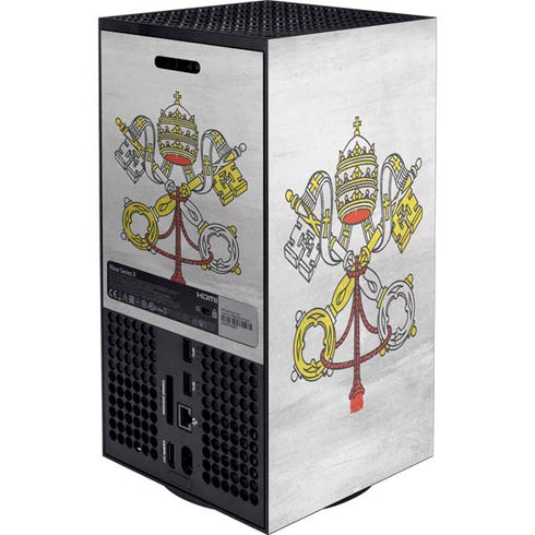 Vatican City Flag Distressed Xbox Series X Bundle Skin