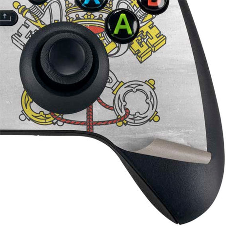 Vatican City Flag Distressed Xbox Series X Controller Skin