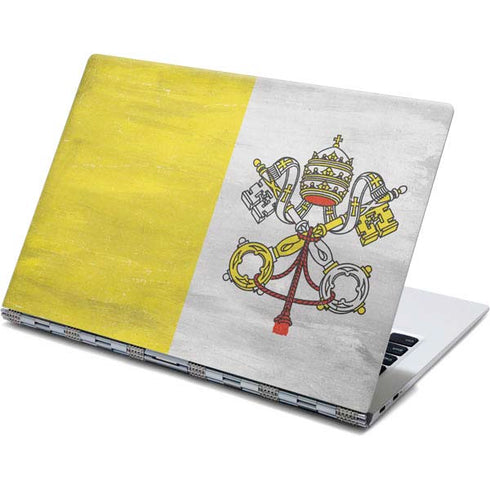 Vatican City Flag Distressed Yoga 910 2-in-1 14in Touch-Screen Skin