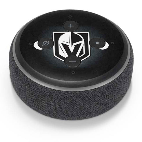 NHL Vegas Golden Knights Black Background Amazon Echo Dot Skin