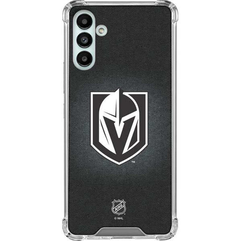 NHL Vegas Golden Knights Black Background Galaxy A13 5G Clear Case