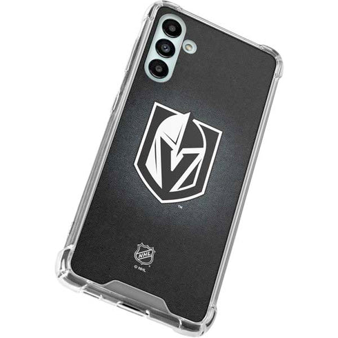 NHL Vegas Golden Knights Black Background Galaxy A13 5G Clear Case