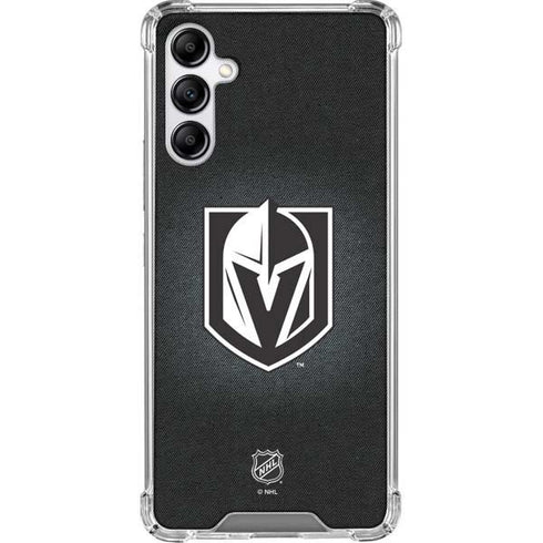 NHL Vegas Golden Knights Black Background Galaxy A14 5G Clear Case