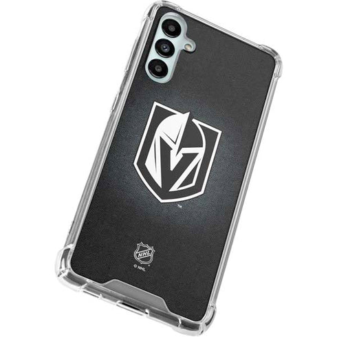 NHL Vegas Golden Knights Black Background Galaxy A14 5G Clear Case