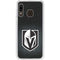 NHL Vegas Golden Knights Black Background Galaxy A20 Clear Case