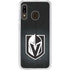 NHL Vegas Golden Knights Black Background Galaxy A20 Clear Case