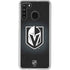 NHL Vegas Golden Knights Black Background Galaxy A21 Clear Case
