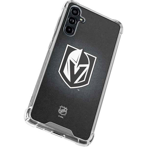 NHL Vegas Golden Knights Black Background Galaxy A54 5G Clear Case