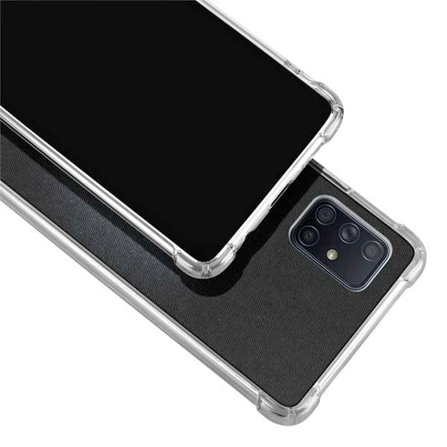NHL Vegas Golden Knights Black Background Galaxy A71 5G Clear Case