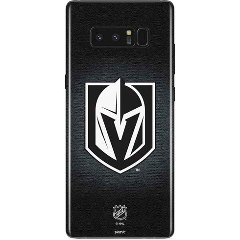 NHL Vegas Golden Knights Black Background Galaxy Note 8 Skin