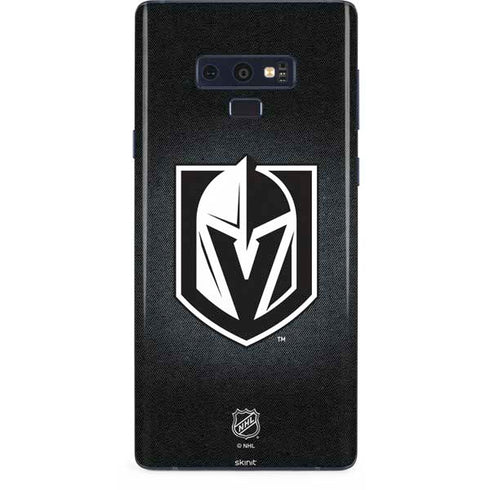 NHL Vegas Golden Knights Black Background Galaxy Note 9 Skin