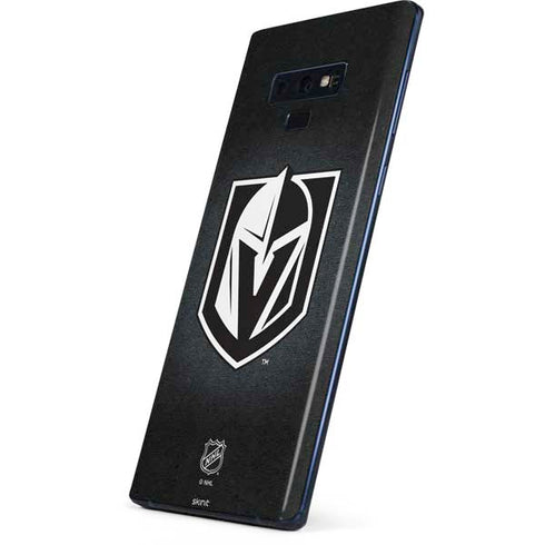 NHL Vegas Golden Knights Black Background Galaxy Note 9 Skin