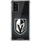 NHL Vegas Golden Knights Black Background Galaxy Note20 5G Clear Case