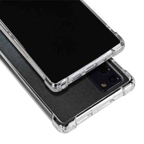 NHL Vegas Golden Knights Black Background Galaxy Note20 5G Clear Case