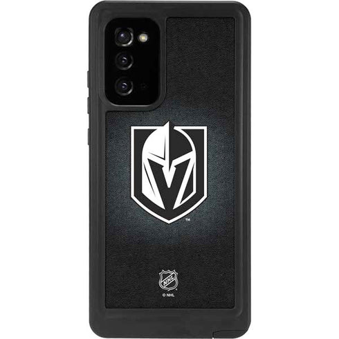 NHL Vegas Golden Knights Black Background Galaxy Note20 5G Waterproof Case