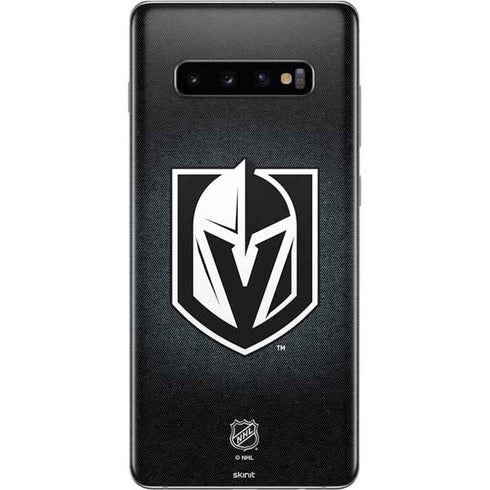 NHL Vegas Golden Knights Black Background Galaxy S10 Plus Skin