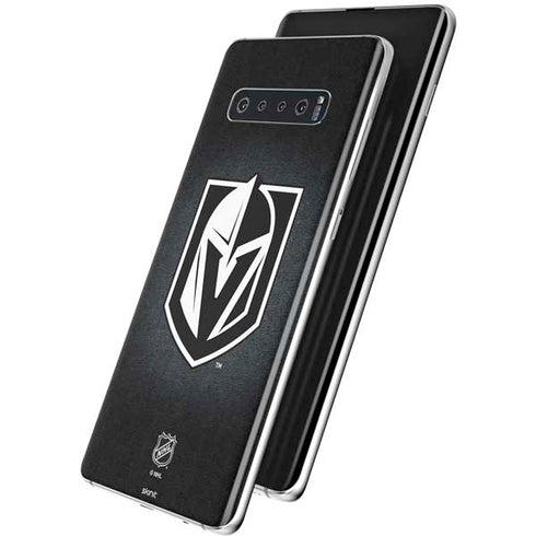 NHL Vegas Golden Knights Black Background Galaxy S10 Skin