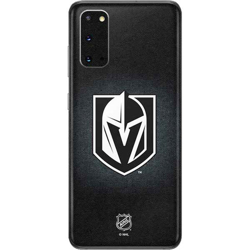 NHL Vegas Golden Knights Black Background Galaxy S20 Skin