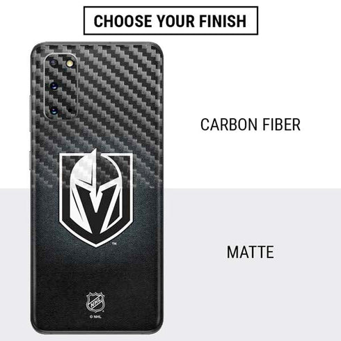 NHL Vegas Golden Knights Black Background Galaxy S20 Skin