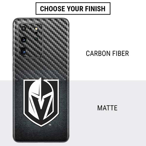 NHL Vegas Golden Knights Black Background Galaxy S20 Ultra 5G Skin