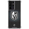 NHL Vegas Golden Knights Black Background Galaxy S21 Ultra 5G Clear Case