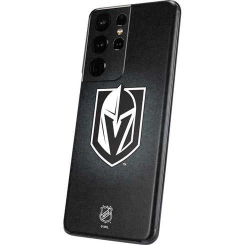 NHL Vegas Golden Knights Black Background Galaxy S21 Ultra 5G Skin
