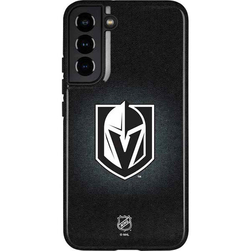 NHL Vegas Golden Knights Black Background Galaxy S22 Plus Pro Case