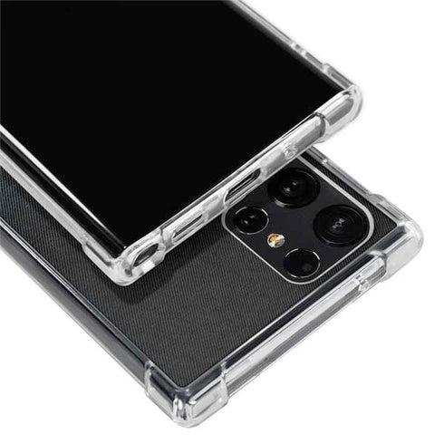 NHL Vegas Golden Knights Black Background Galaxy S22 Ultra Clear Case