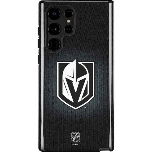 NHL Vegas Golden Knights Black Background Galaxy S22 Ultra Pro Case