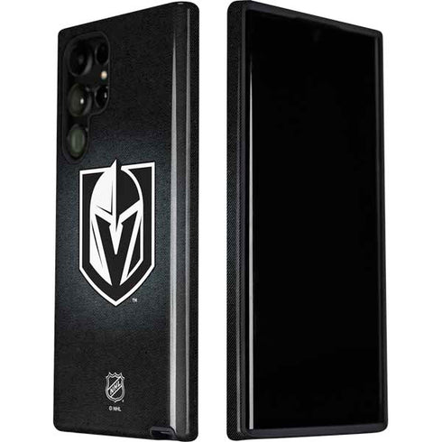 NHL Vegas Golden Knights Black Background Galaxy S22 Ultra Pro Case