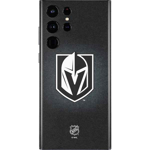 NHL Vegas Golden Knights Black Background Galaxy S22 Ultra Skin