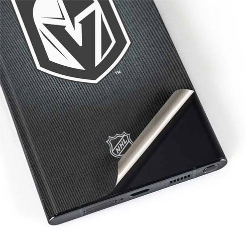 NHL Vegas Golden Knights Black Background Galaxy S22 Ultra Skin