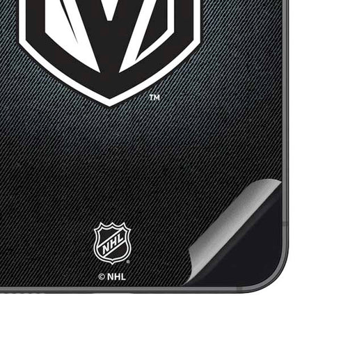 NHL Vegas Golden Knights Black Background Galaxy S23 FE Skin