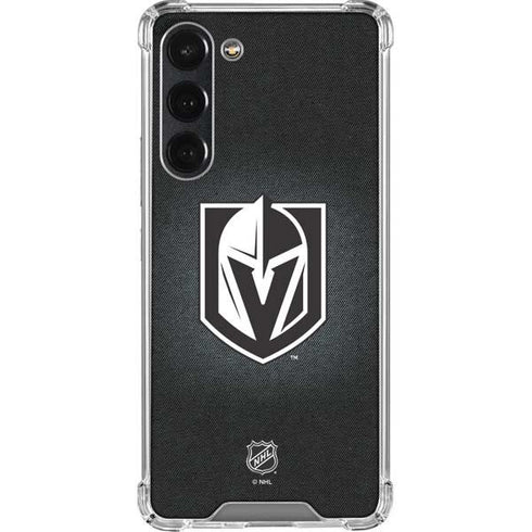 NHL Vegas Golden Knights Black Background Galaxy S23 Plus Clear Case