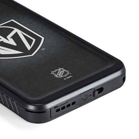 NHL Vegas Golden Knights Black Background Galaxy S23 Plus Waterproof Case
