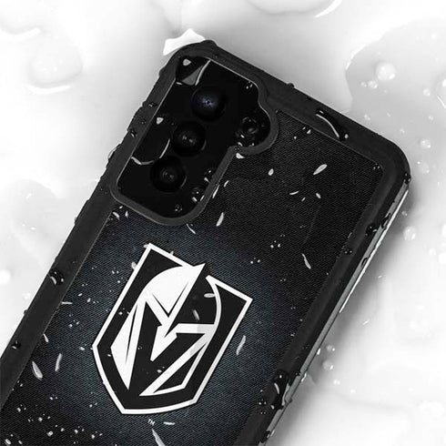 NHL Vegas Golden Knights Black Background Galaxy S23 Plus Waterproof Case