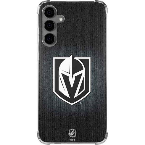 NHL Vegas Golden Knights Black Background Galaxy S24 Plus Clear Case