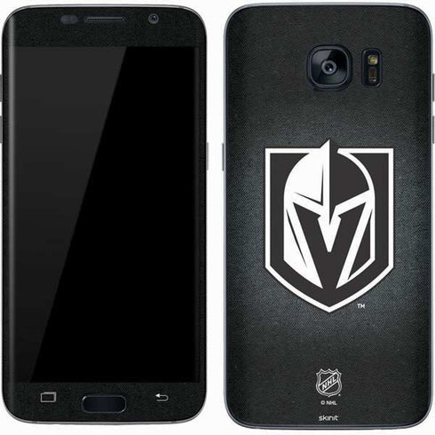 NHL Vegas Golden Knights Black Background Galaxy S7 Skin