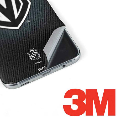 NHL Vegas Golden Knights Black Background Galaxy S8 Skin