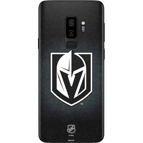 NHL Vegas Golden Knights Black Background Galaxy S9 Plus Skin